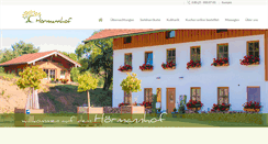 Desktop Screenshot of hoermannhof.de